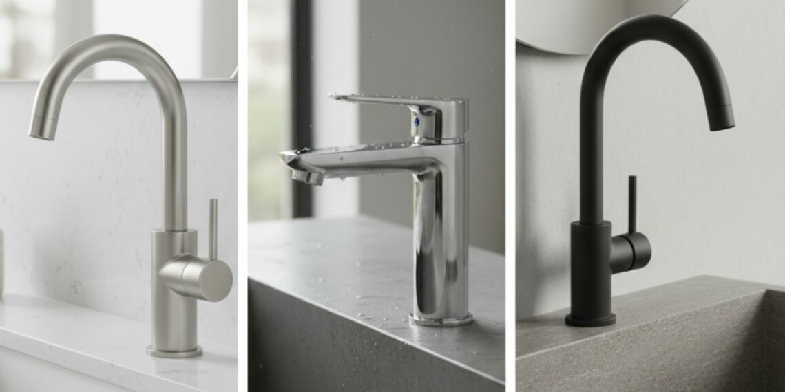 Tipos de torneira para banheiro e cozinha