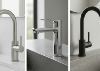 Tipos de torneira para banheiro e cozinha