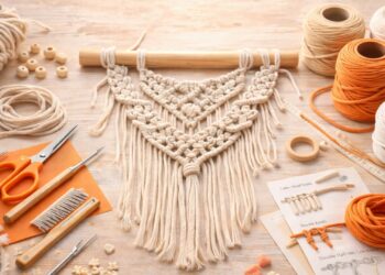 Macrame passo a passo e materiais para iniciar