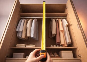 Qual a largura de um guarda-roupa de casal padrão