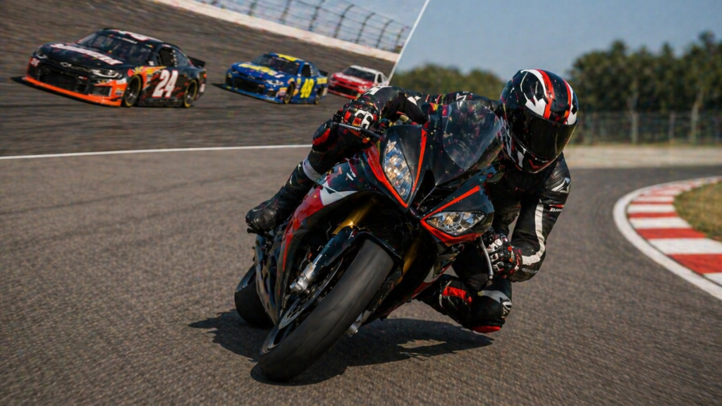 Tecnicas da NASCAR na moto funciona mesmo