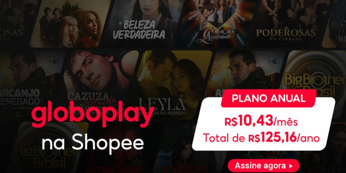Shopee e Globoplay anunciam parceria que oferece ate 40 de desconto na assinatura do streaming