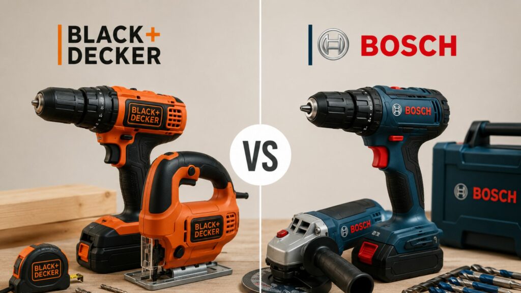 BlackDecker ou Bosch qual escolher para ferramentas