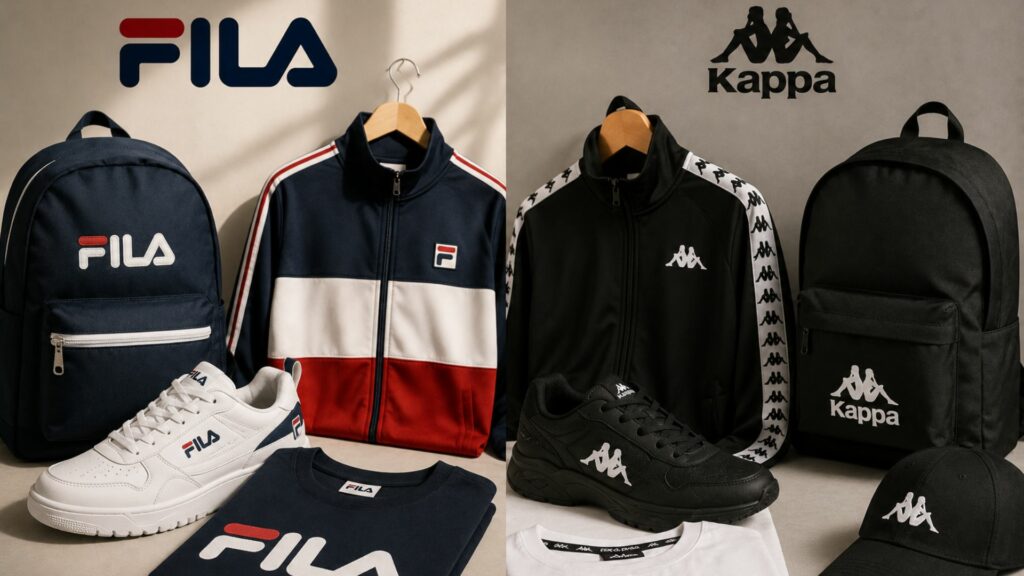 Fila ou Kappa qual marca combina mais com seu estilo