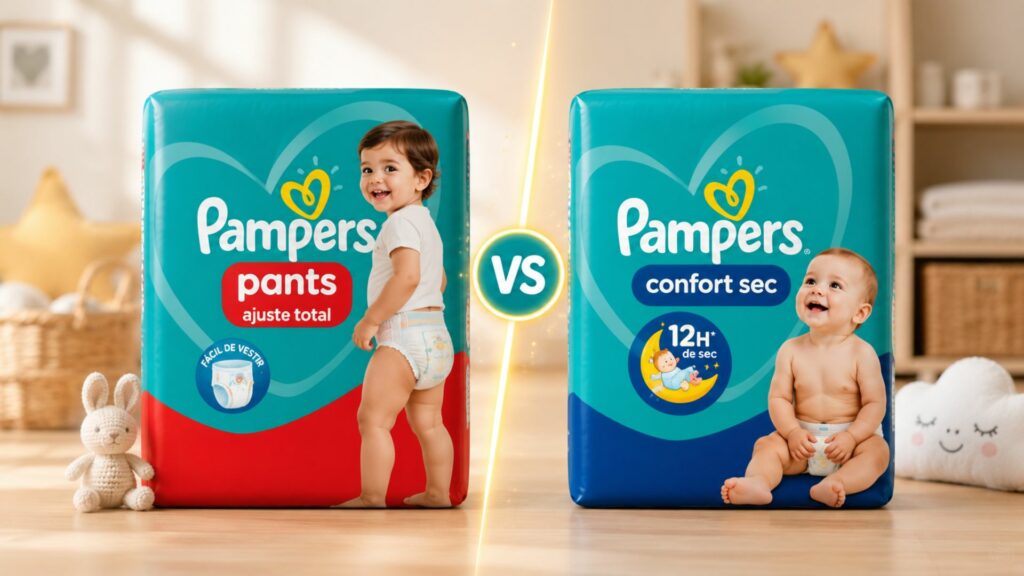 Pampers Pants ou Pampers Confort Sec qual vale mais a pena