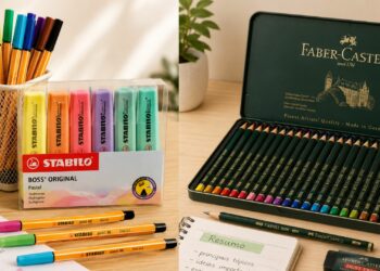 Stabilo ou Faber Castell qual marca escolher para estudar