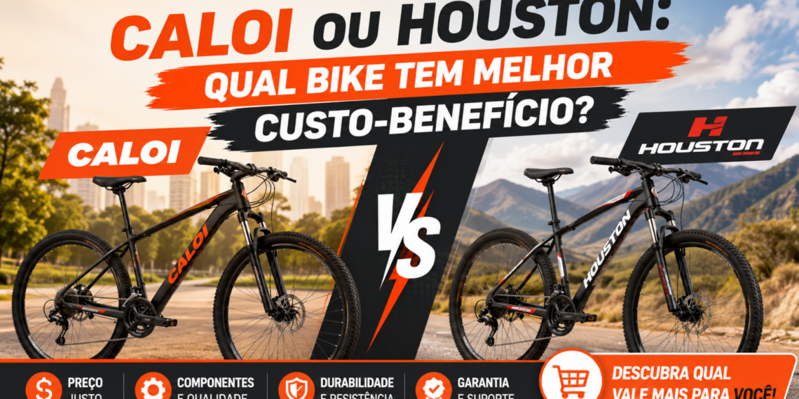 Caloi ou Houston qual bike tem melhor custo beneficio