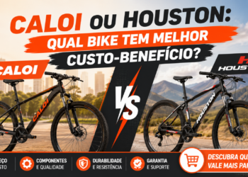 Caloi ou Houston qual bike tem melhor custo beneficio