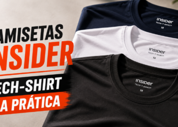 Camisetas Insider tech shirt na pratica
