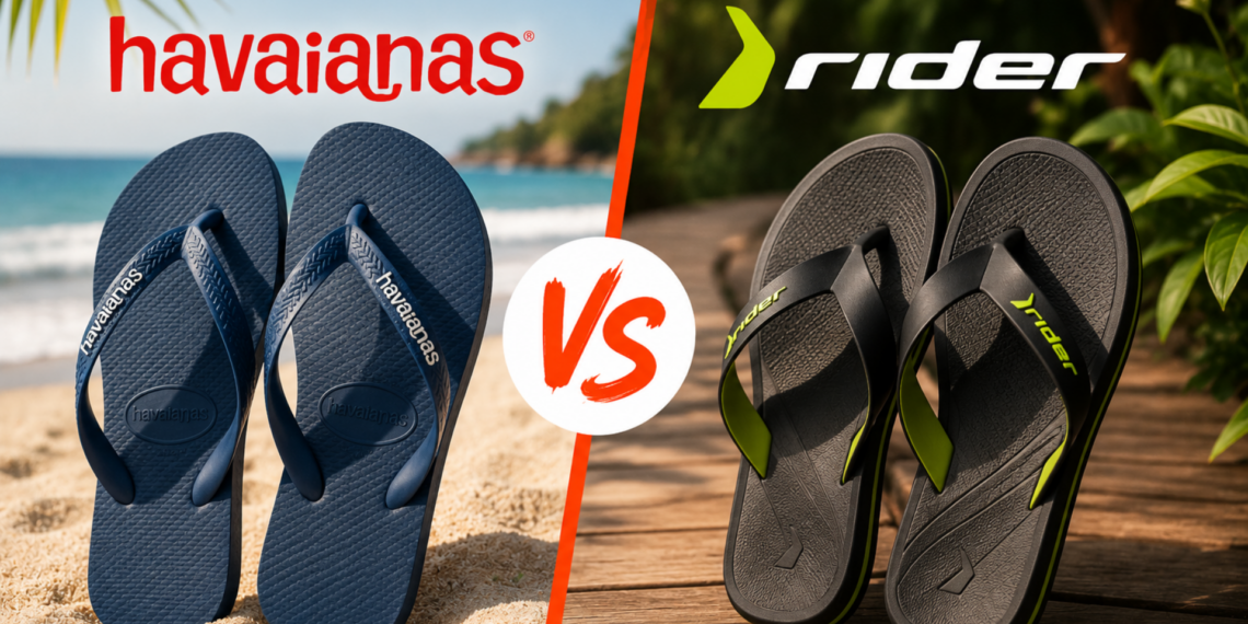 Havaianas ou Rider qual chinelo e mais confortavel