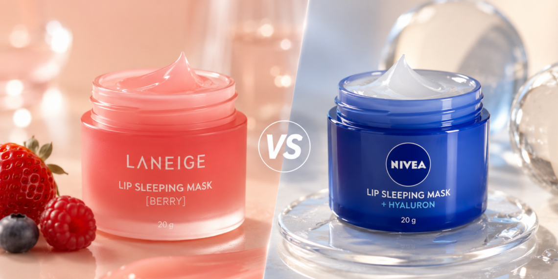 Laneige ou Nivea qual lip mask hidrata mais os labios