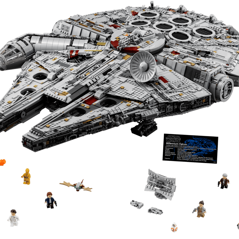 lego Millennium Falcon UCS lego maior do mundo