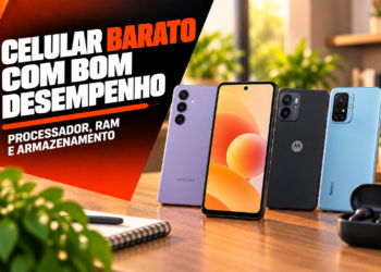 Celular barato com bom desempenho processador RAM e armazenamento