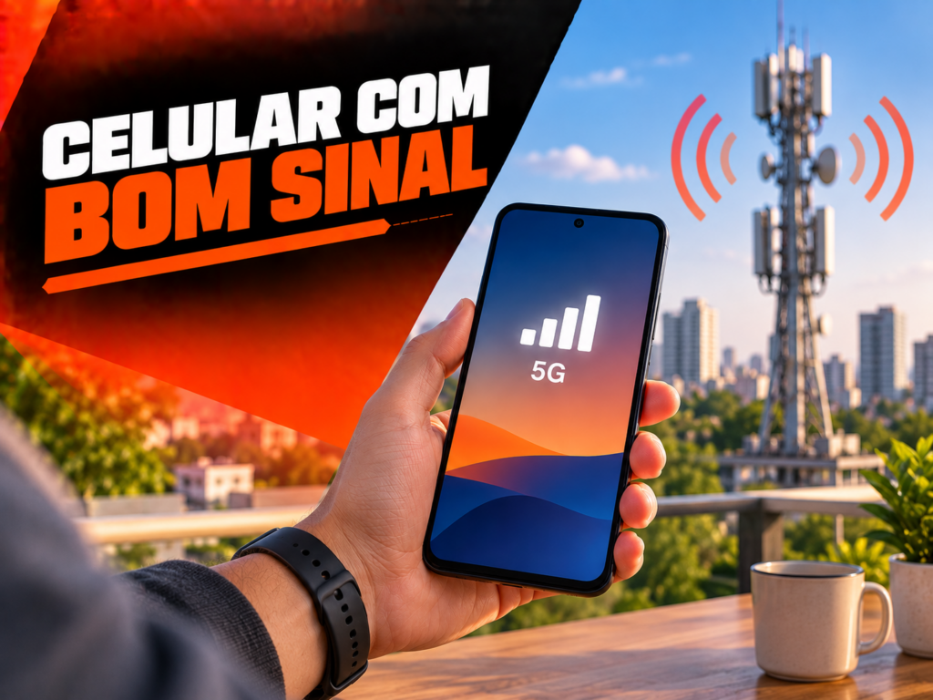 Celular com bom sinal bandas modem e compatibilidade com a operadora
