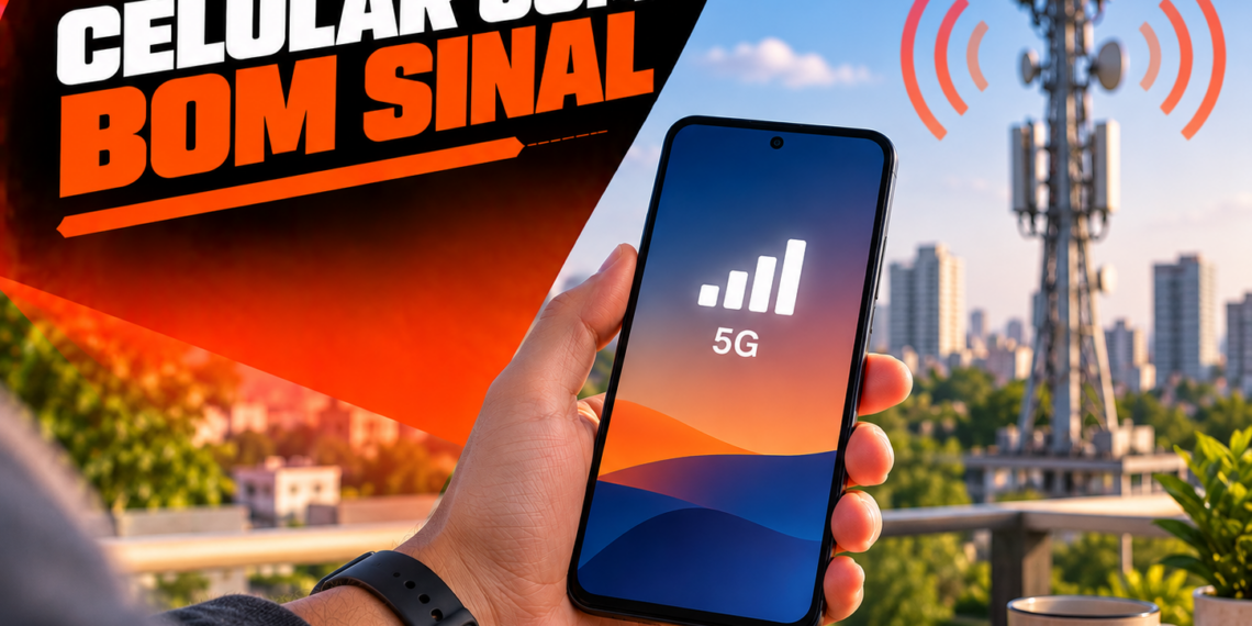 Celular com bom sinal bandas modem e compatibilidade com a operadora