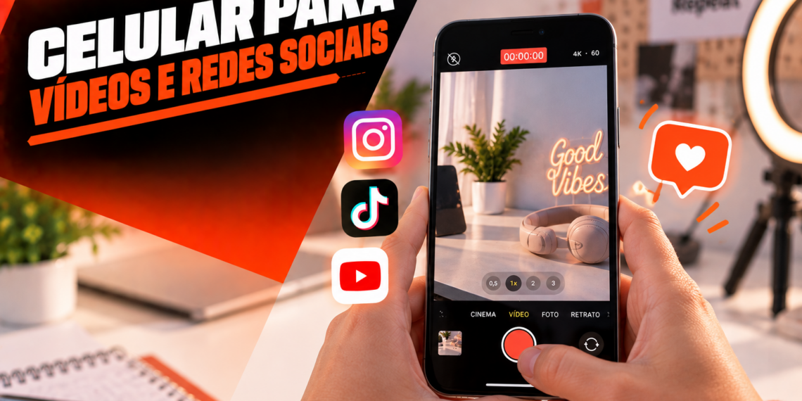 Celular para videos e redes sociais o que comparar antes de comprar