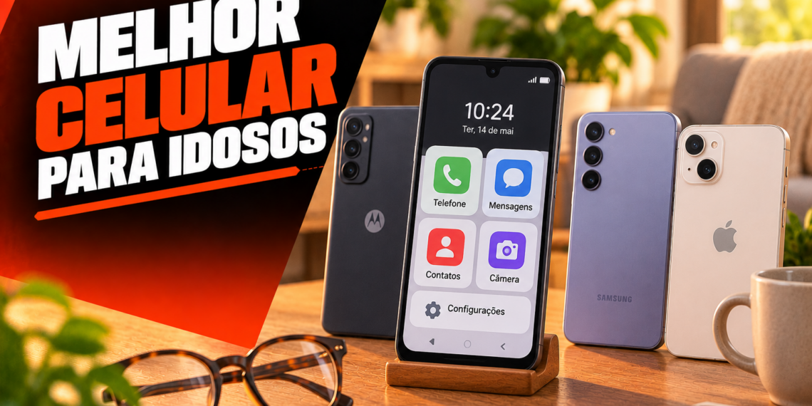 Melhor celular para idosos acessibilidade tela e facilidade de uso