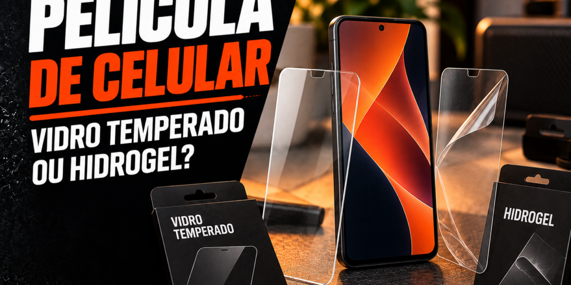 Pelicula de celular vidro temperado ou hidrogel