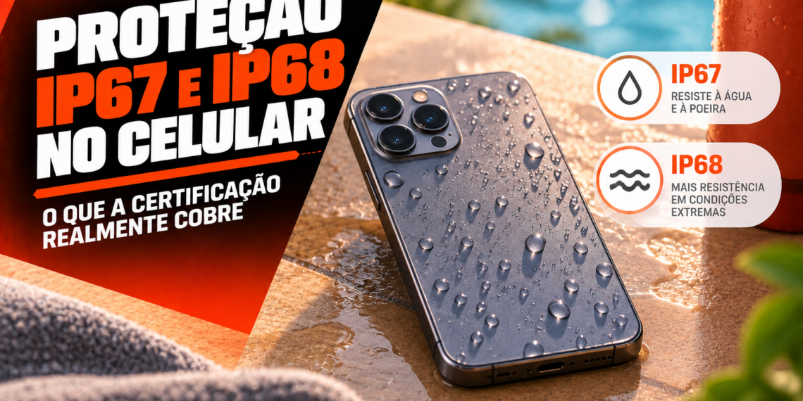 Protecao IP67 e IP68 no celular o que a certificacao realmente cobre