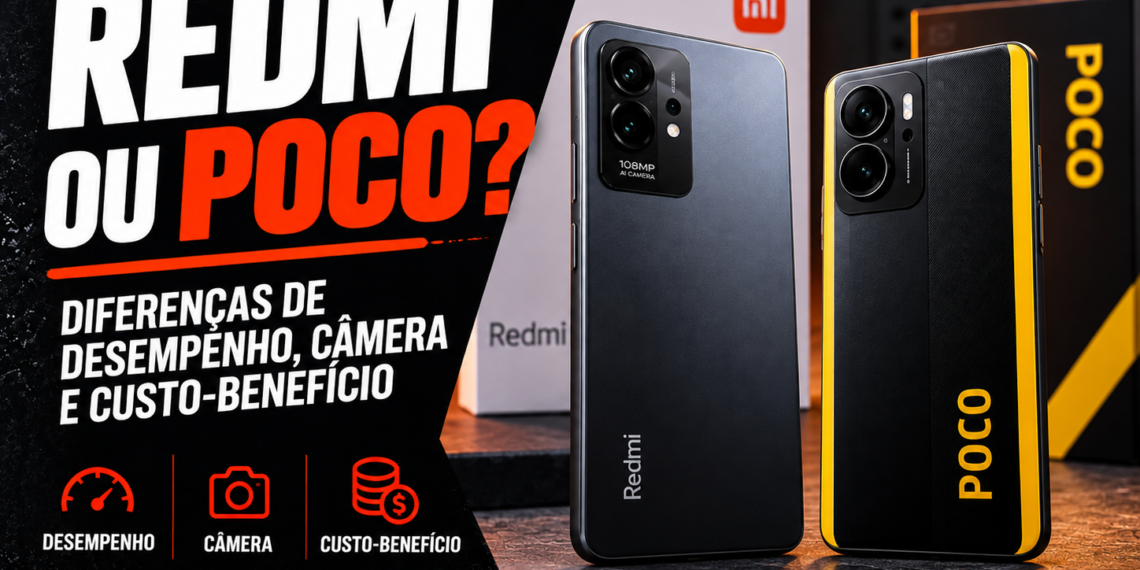 Redmi ou POCO diferencas de desempenho camera e custo beneficio