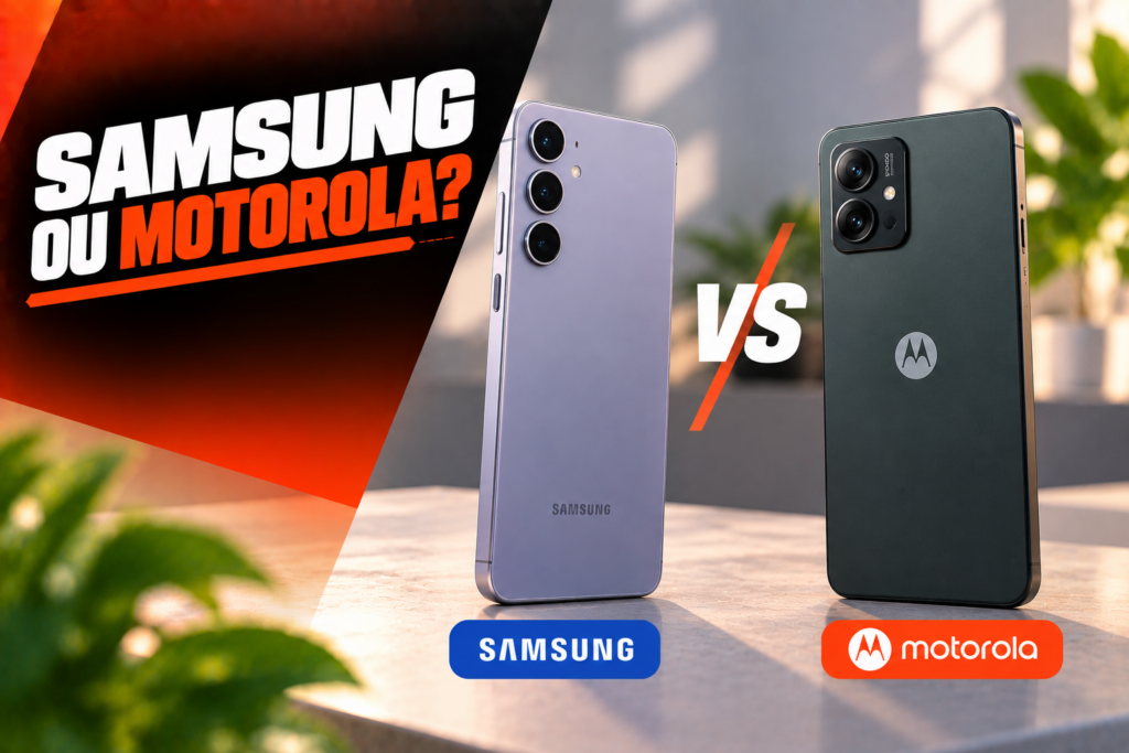 Samsung ou Motorola como escolher por camera bateria e software