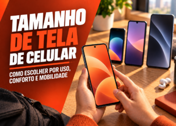 Tamanho de tela de celular como escolher por uso conforto e mobilidade