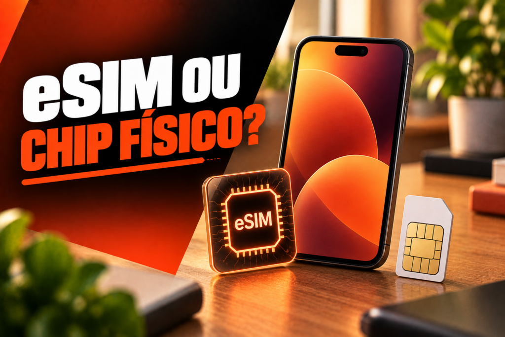 eSIM ou chip fisico qual e melhor para seu celular